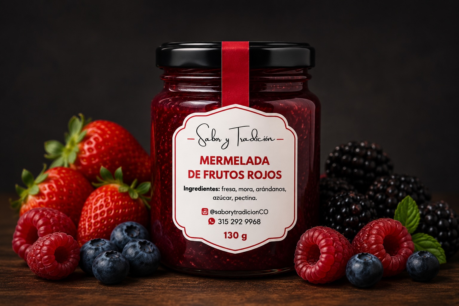Mermelada de Frutos Rojos
